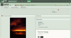 Desktop Screenshot of meathod.deviantart.com