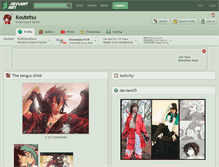 Tablet Screenshot of koutetsu.deviantart.com