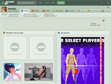 Tablet Screenshot of mondu.deviantart.com