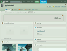 Tablet Screenshot of anglodeutsch.deviantart.com
