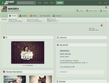 Tablet Screenshot of epeolatry.deviantart.com