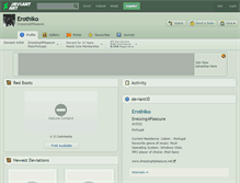 Tablet Screenshot of erothiko.deviantart.com