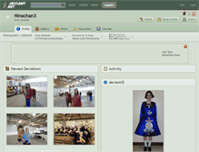 Tablet Screenshot of ninachan3.deviantart.com