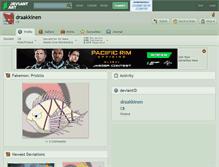 Tablet Screenshot of draakkinen.deviantart.com