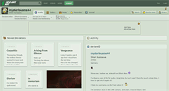 Desktop Screenshot of mysteriousme44.deviantart.com