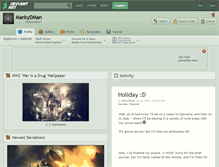 Tablet Screenshot of markydman.deviantart.com
