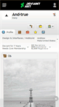 Mobile Screenshot of and-true.deviantart.com