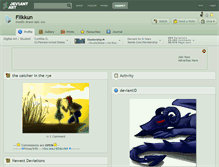 Tablet Screenshot of flikkun.deviantart.com