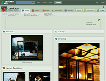 Tablet Screenshot of cornichon.deviantart.com