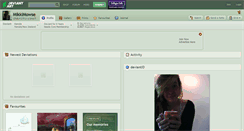 Desktop Screenshot of mikkimowse.deviantart.com