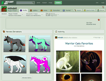Tablet Screenshot of mtindoll.deviantart.com