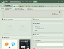 Tablet Screenshot of krearea.deviantart.com
