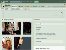 Tablet Screenshot of diavolos.deviantart.com