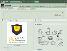 Tablet Screenshot of modewa.deviantart.com