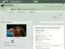 Tablet Screenshot of lizethuchiha.deviantart.com
