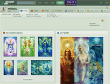 Tablet Screenshot of mikioku.deviantart.com