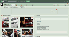 Desktop Screenshot of knightnl.deviantart.com