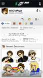 Mobile Screenshot of michakuu.deviantart.com