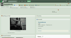 Desktop Screenshot of ghostgaldennie.deviantart.com
