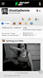 Mobile Screenshot of ghostgaldennie.deviantart.com