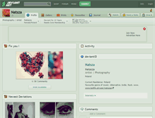 Tablet Screenshot of natsza.deviantart.com