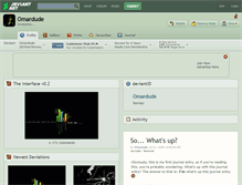 Tablet Screenshot of omardude.deviantart.com