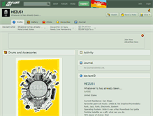 Tablet Screenshot of hezus1.deviantart.com