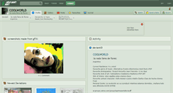 Desktop Screenshot of coolworld.deviantart.com