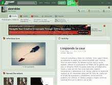 Tablet Screenshot of alexrobles.deviantart.com