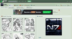 Desktop Screenshot of cylor.deviantart.com