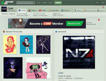 Tablet Screenshot of cylor.deviantart.com
