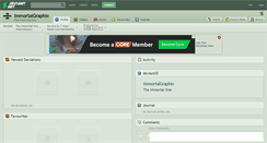 Desktop Screenshot of immortalgraphix.deviantart.com