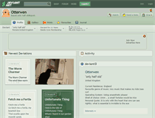 Tablet Screenshot of otterwen.deviantart.com