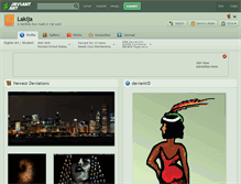 Tablet Screenshot of lakija.deviantart.com