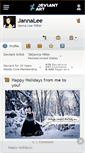 Mobile Screenshot of jannalee.deviantart.com