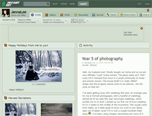 Tablet Screenshot of jannalee.deviantart.com