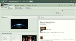 Desktop Screenshot of koonz.deviantart.com