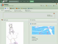 Tablet Screenshot of kiokuu.deviantart.com