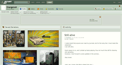 Desktop Screenshot of orangenoir.deviantart.com