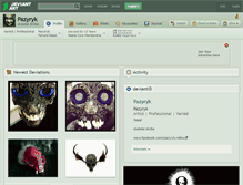 Tablet Screenshot of pazyryk.deviantart.com