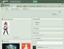Tablet Screenshot of pecche.deviantart.com