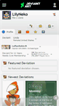 Mobile Screenshot of lilyneko.deviantart.com