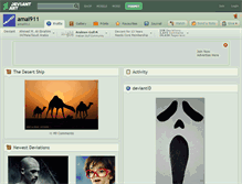 Tablet Screenshot of amai911.deviantart.com