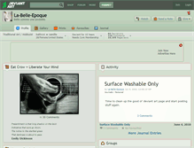 Tablet Screenshot of la-belle-epoque.deviantart.com