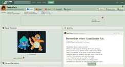 Desktop Screenshot of geek-face.deviantart.com