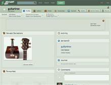 Tablet Screenshot of guitartree.deviantart.com