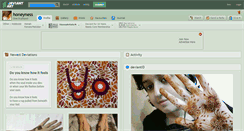 Desktop Screenshot of honeyness.deviantart.com