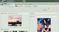 Desktop Screenshot of cxalena.deviantart.com