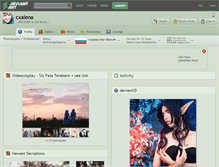 Tablet Screenshot of cxalena.deviantart.com