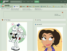 Tablet Screenshot of kamijo.deviantart.com